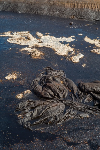 Fracking Pond: Snyder, Texas. , from the series, Beneath the Dirt of Great Men