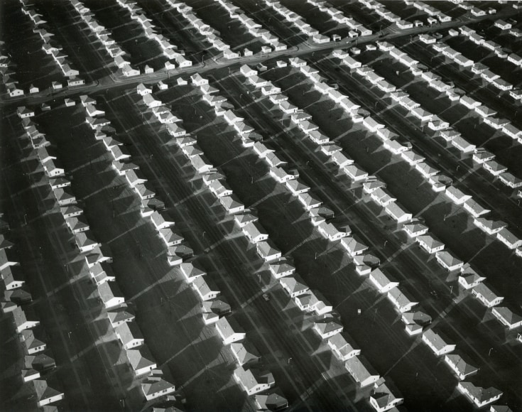 Lakewood, CA (Housing Complete and Streets Ready for Paving), 1950