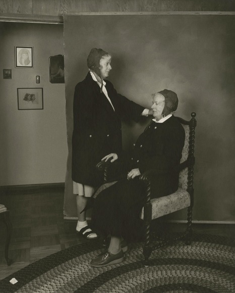 Two Sisters in Aviator Hats, Oakland, CA, from American Portraits, 1979-89 
