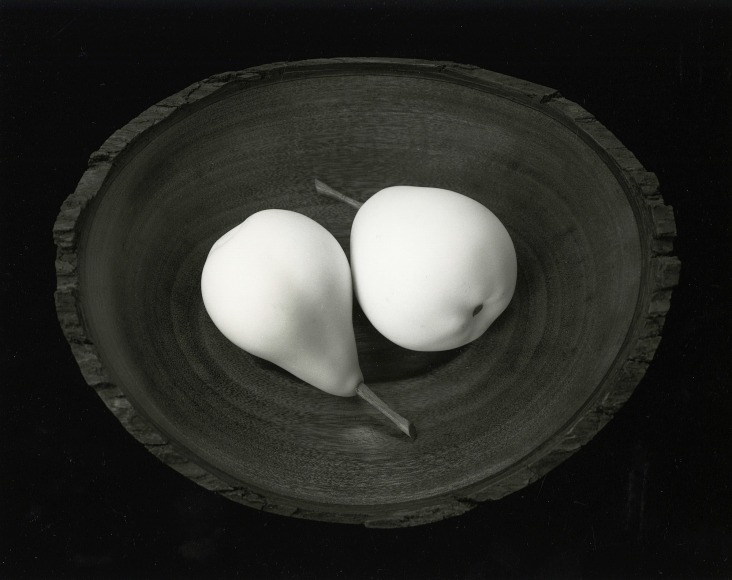 Two Pears, Cushing Maine, 1999, gelatin silver print