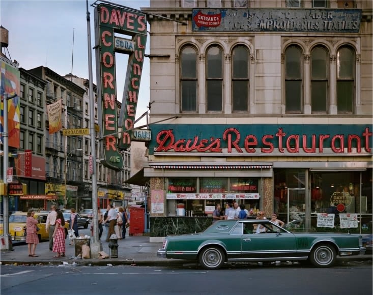 Dave's Restaurant, New York, 1984, digital chromogenic print