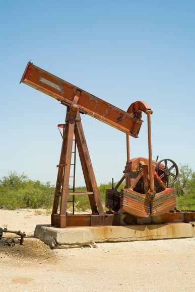 Oil Pump Jacks: McCamey, Texas, from the series, Beneath the Dirt of Great Men