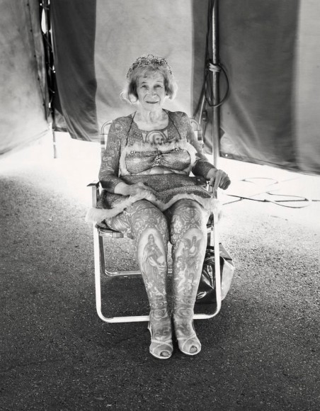 Anna "Astoria" Gibons, Hall and Christ Sideshow, Lincoln, Nebraska, 1976