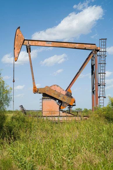 Oil Pump Jacks: Big Lake, Texas, from the series, Beneath the Dirt of Great Men