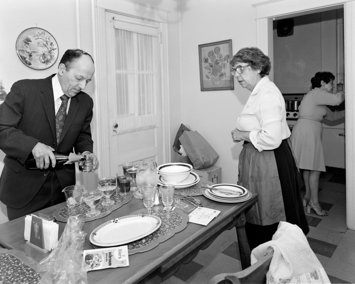 Mary Frey, Untitled (Man Pouring Wine), 1979-1983