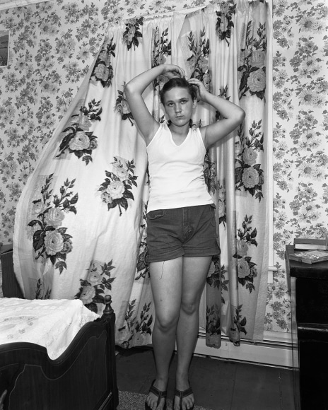 Mary Frey, Untitled (Girl with Curtain), 1979-1983