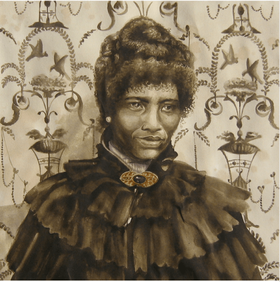 Elizabeth Colomba, Study of a Face, 2009