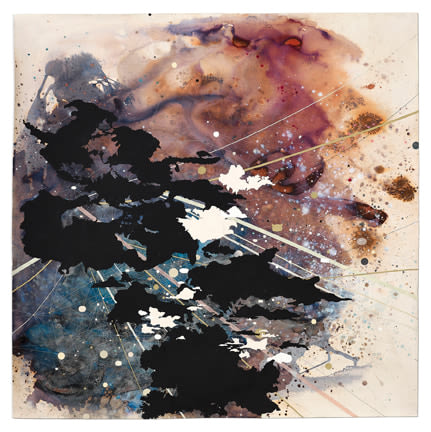 Tracks, 2013 52 x 52 inches