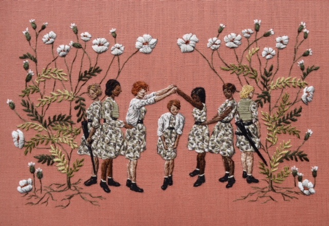 Michelle Kingdom, Though Poppies Grow, 2018