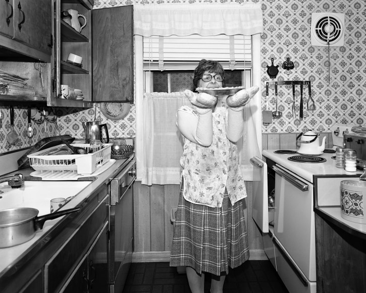 Mary Frey, Untitled (Woman with Pie), 1979-1983