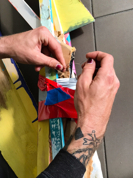 Maggie Schreiber Pretty Vacant Stelcur Pool  Installation View ​2018