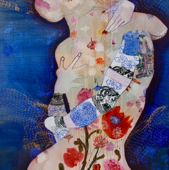 Wendy Arnold  Embrace, 2018  Acrylic on canvas