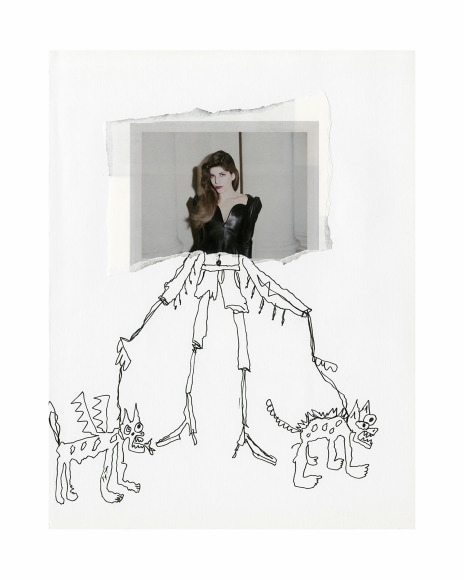 Michael Stiegler  Walkies (unframed), 2019 art from the exhibition on Bowery at Lone Goat Gallery