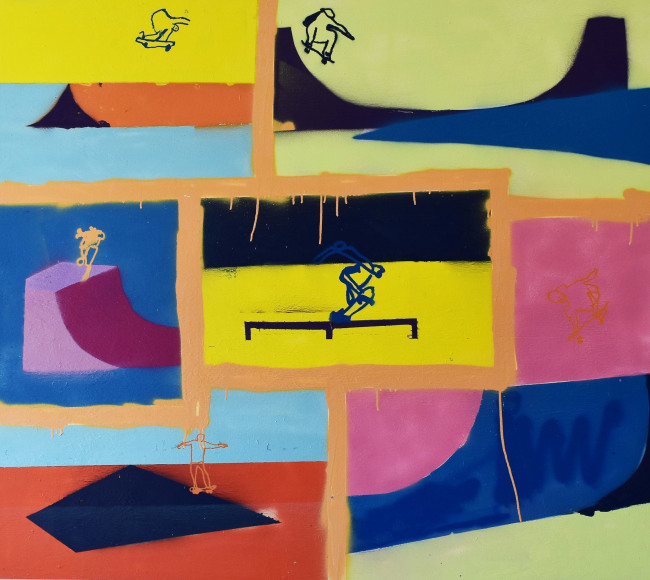 Dan Twomey  Skateboarders, 2019 Artwork