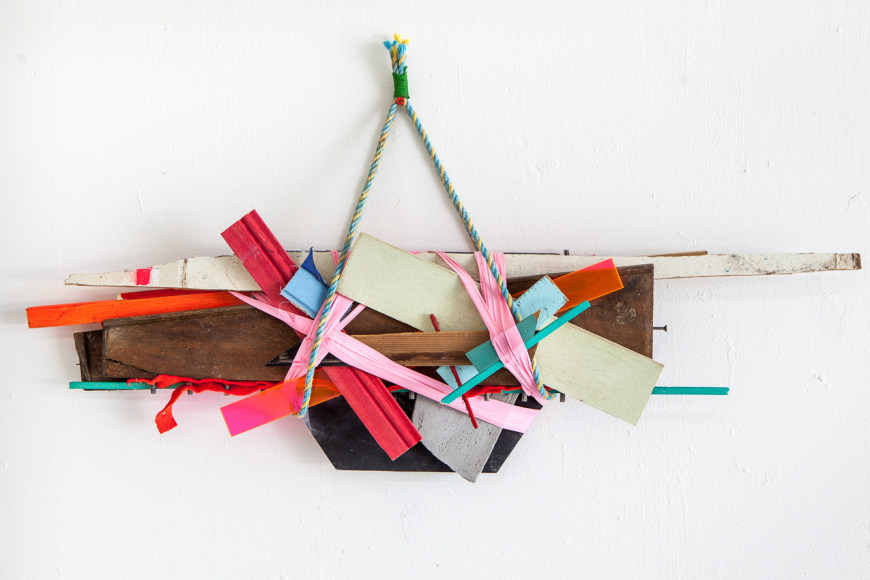 Maggie Schreiber  Until the light takes us #1, 2017  Mixed media from the exhibition Pretty Vacant at Lone Goat Gallery