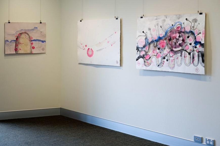 Dean Power The Four Invitations Of Syzygium Moorei Installation View  2018