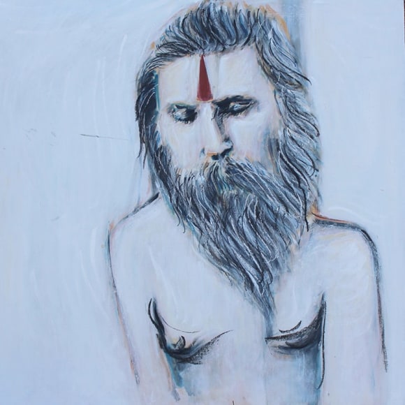 Alex Carletti Sadhu, 2017 Acrylic on board