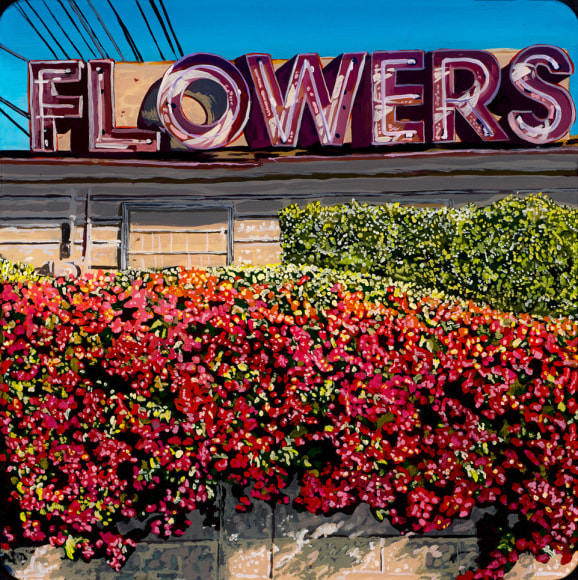 David McKay  Flowers on Hillhurst, 2017