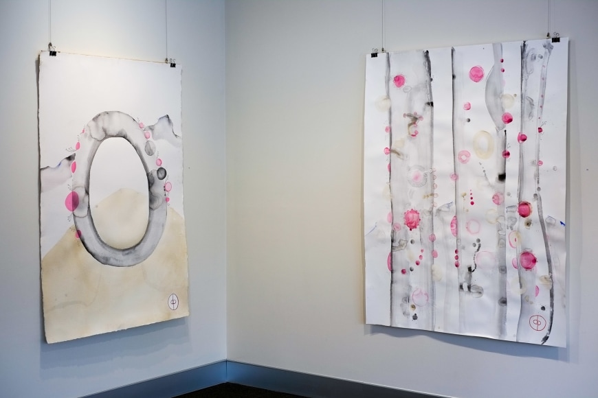 Dean Power The Four Invitations Of Syzygium Moorei Installation View  2018