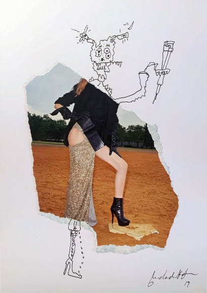 Michael Stiegler  Home Base, 2019 art from the exhibition on Bowery at Lone Goat Gallery