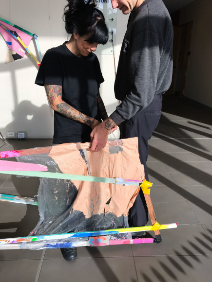 Maggie Schreiber Pretty Vacant Stelcur Pool  Installation View ​2018