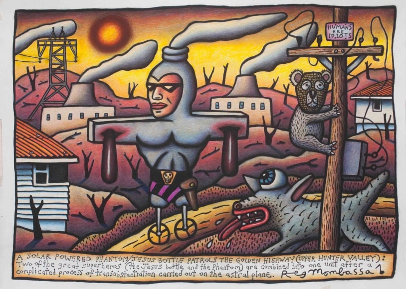 Reg Mombassa  Solar power Phantom/Jesus Bottle, 2018