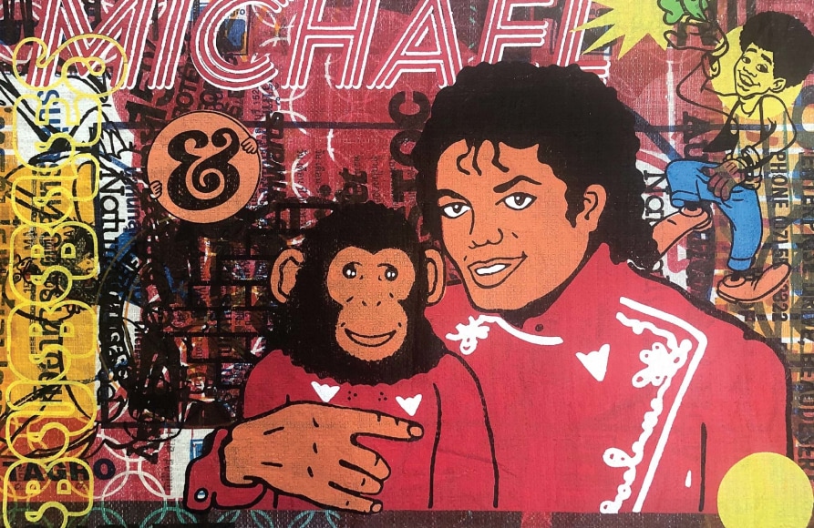 Jim Mitchell  Michael & Bubbles, 2018