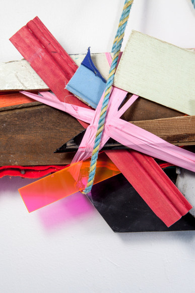 Maggie Schreiber Until the Light takes us #1 (detail) 2017  ​mixed media