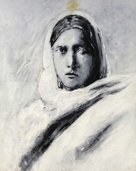 Alex Carletti Mother, 2017 Acrylic on board