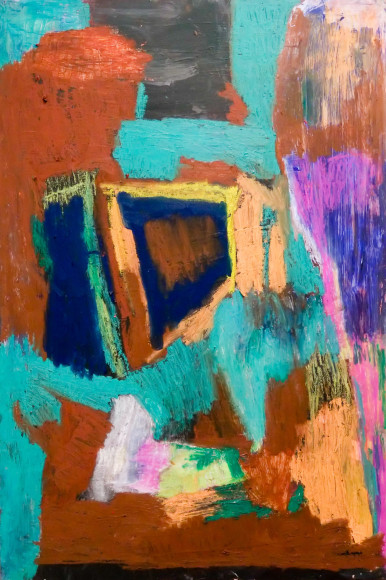 John Rose Jewels Mixed media on board 90 cm x 60 cm 2018