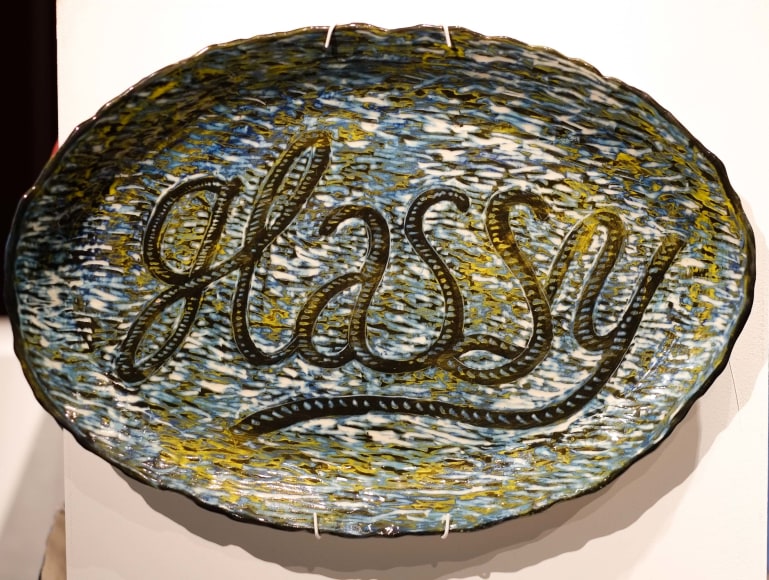 Gerry Wedd  Glassy Platter, 2018