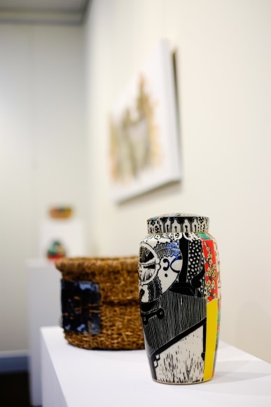 Bundjalung Heathland Installation View 2016 Lone Goat Gallery