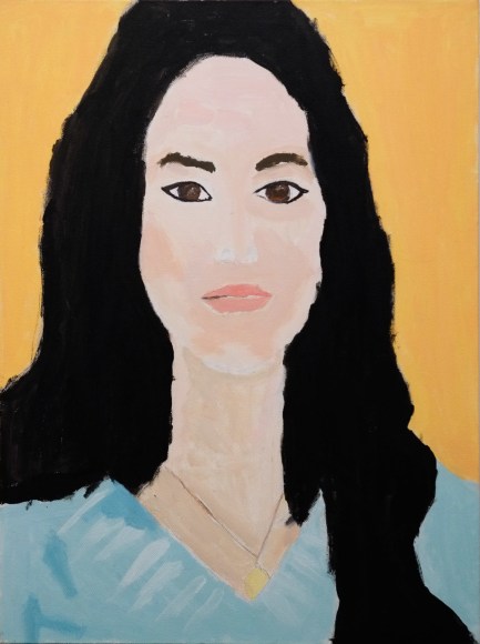Shana Ross Kelly Lana Del Rey Acrylic on canvas 60cm x 45cm 2018
