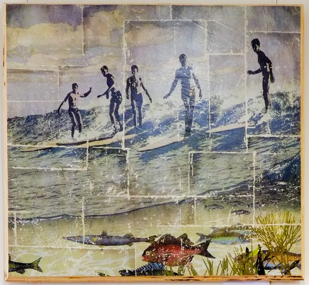 Graham 'Potts' Porter Marine Reef Mixed media on salvaged timber Edition Of 25 each 2016