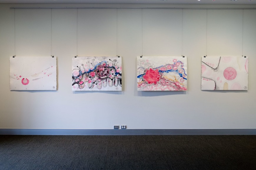 Dean Power The Four Invitations Of Syzygium Moorei Installation View  2018
