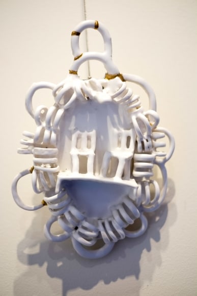 Amanda Humphries, Meeting Place stoneware with kinsugi technique 2018