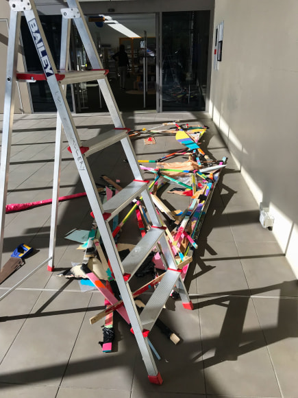 Maggie Schreiber Pretty Vacant Stelcur Pool  Installation View ​2018