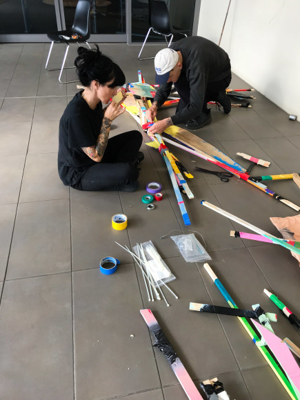 Maggie Schreiber Pretty Vacant Stelcur Pool  Installation View ​2018