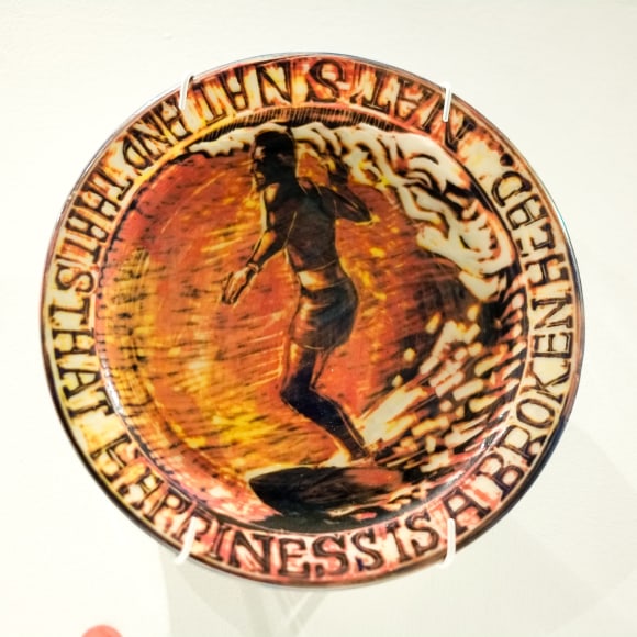 Gerry Wedd  Broken Head Plate, 2018