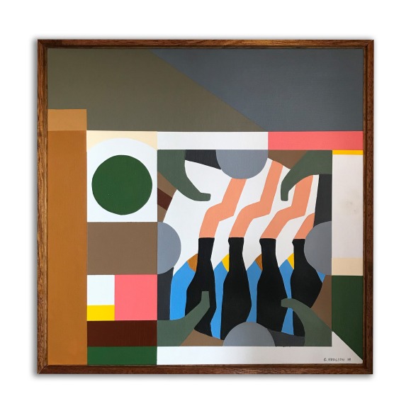 Greg Hodgson  A comb over who is dismissive of science, 2019 art