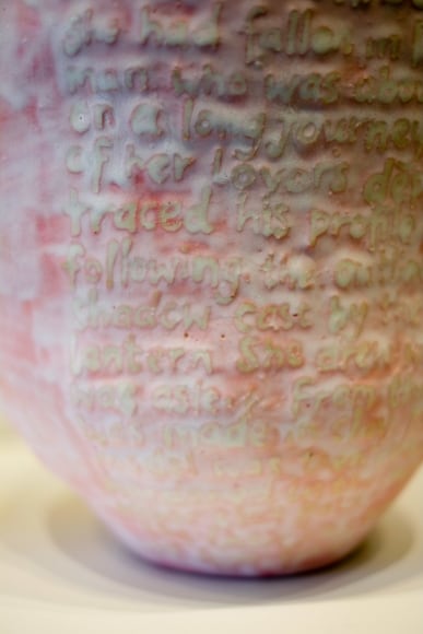 Butades Shadow Vessel Water-etched stoneware 2018