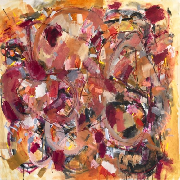 Alexandra Mowday  Fire In The Sky, 2020  Oil on canvas