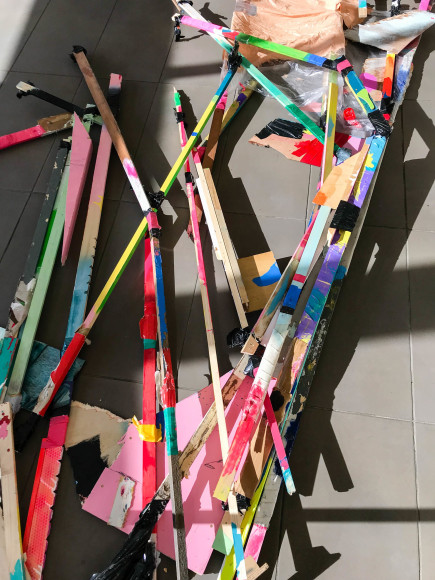 Maggie Schreiber Pretty Vacant Stelcur Pool  Installation View ​2018