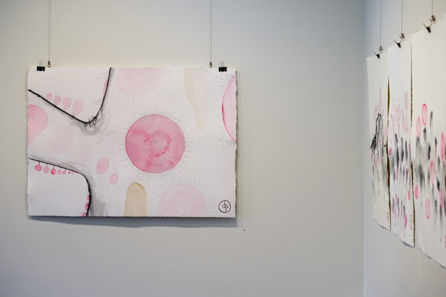 Dean Power The Four Invitations Of Syzygium Moorei Installation View  2018