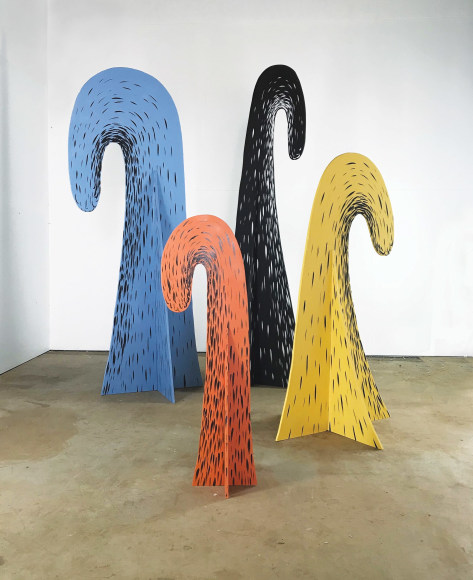 Paul McNeil, Waves, Sculpture, large