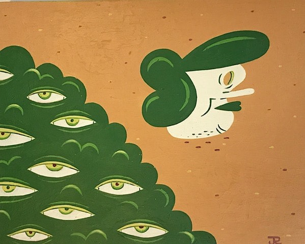 Jeff Raglus  The Bush of Eye (unframed), 2017