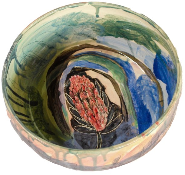 Nikky Morgan-Smith Ginger Flower in Blue, 2019 Glazed ceramic
