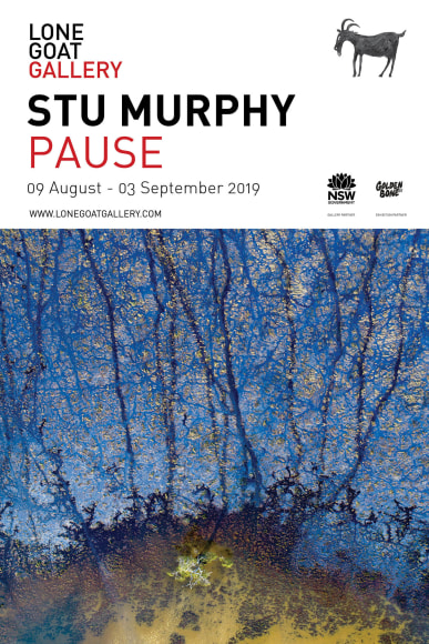 Stu Murphy, Pause, Lone Goat Gallery exhibition Postcard 2019
