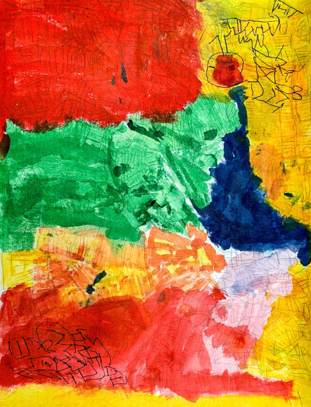 Amy Serone  River Trees Fire, 2019