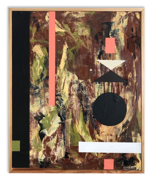Greg Hodgson  Antenna in field of mud, 2019 art